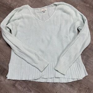 Lucky Brand Soft Mint V-Neck Sweater